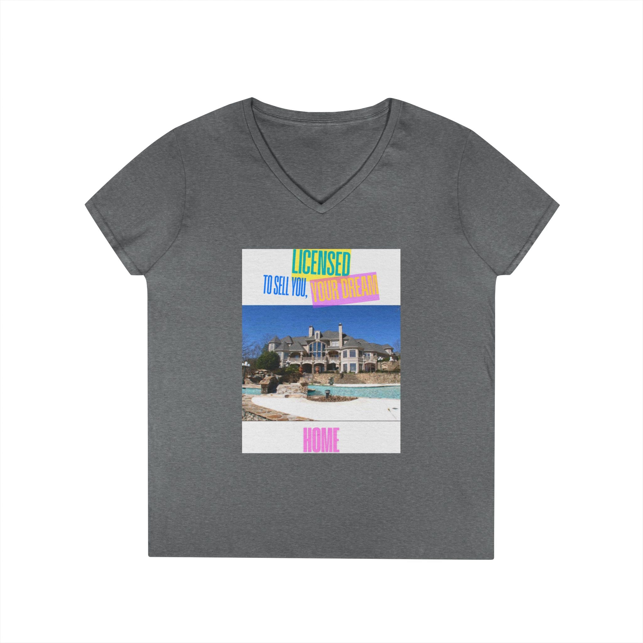 Licensed To Sell Your Soul Home V-Neck T-Shirt