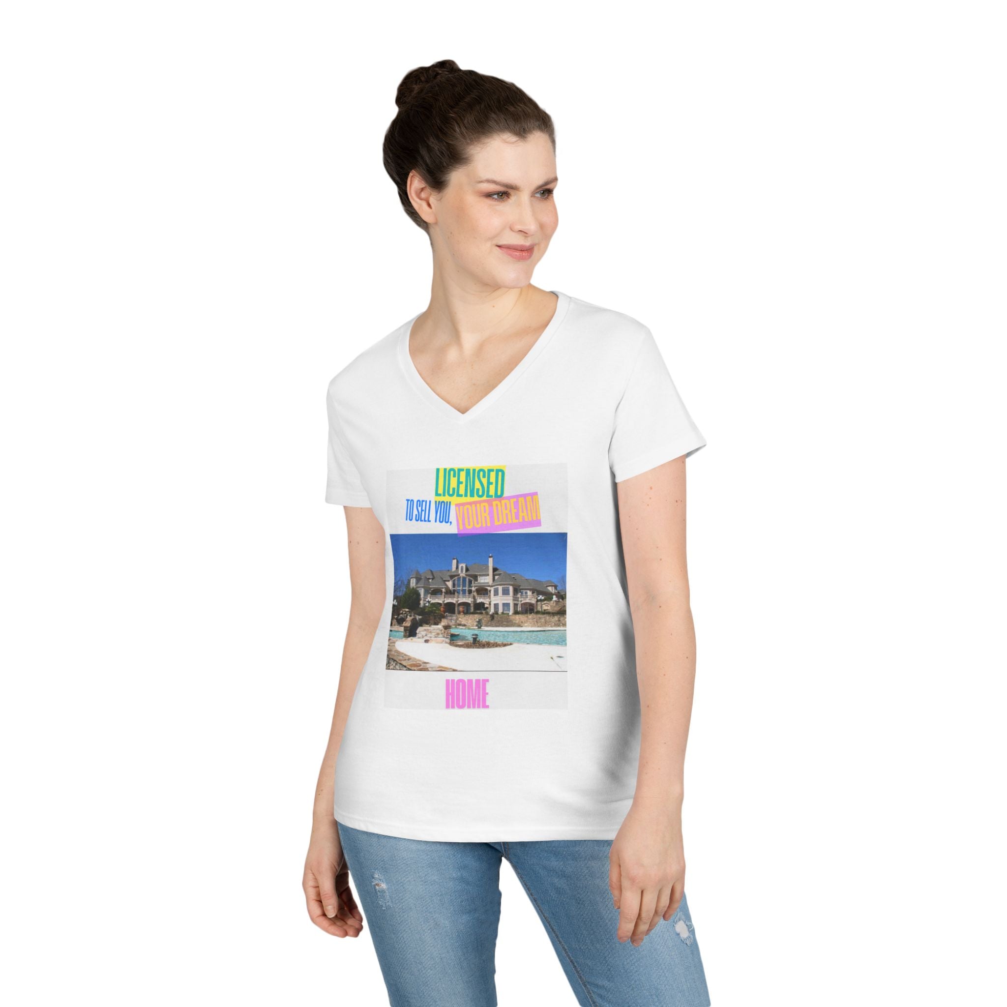 Licensed To Sell Your Soul Home V-Neck T-Shirt