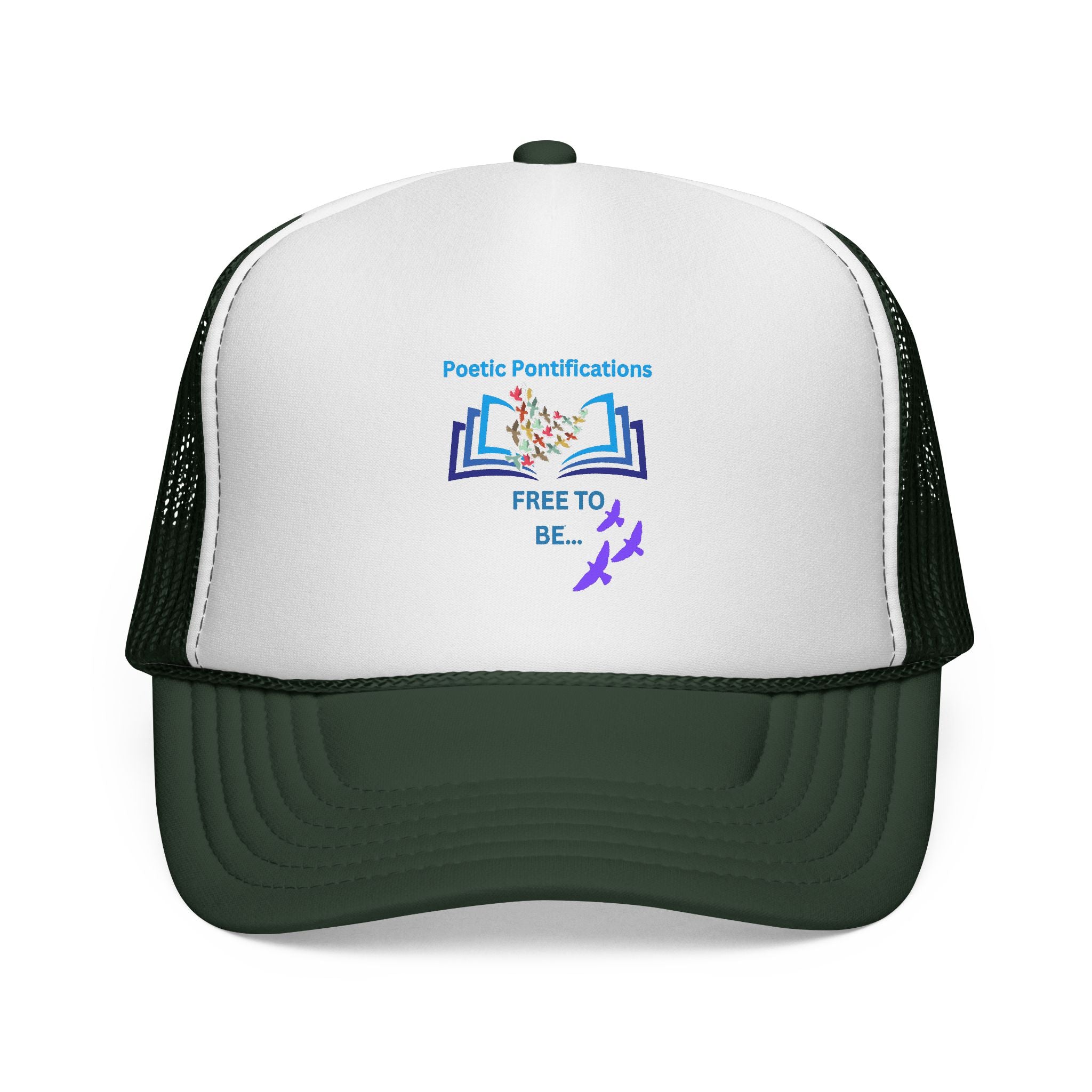 Poetic Possibilities “Free to Be” Trucker Hat — Literary Reader Baseball Cap