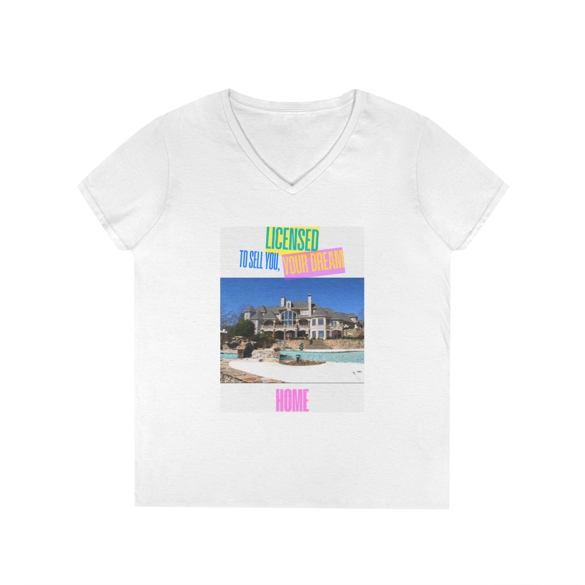Licensed To Sell Your Soul Home V-Neck T-Shirt