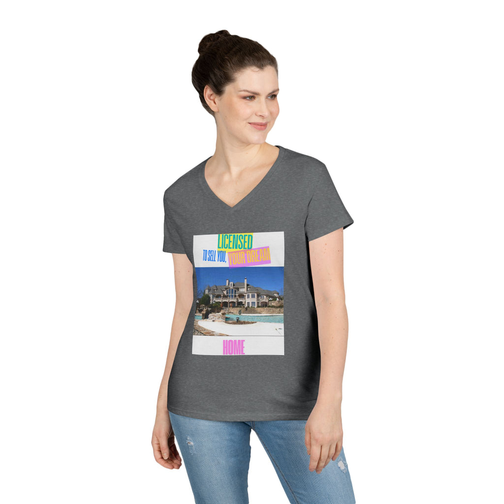 Licensed To Sell Your Soul Home V-Neck T-Shirt