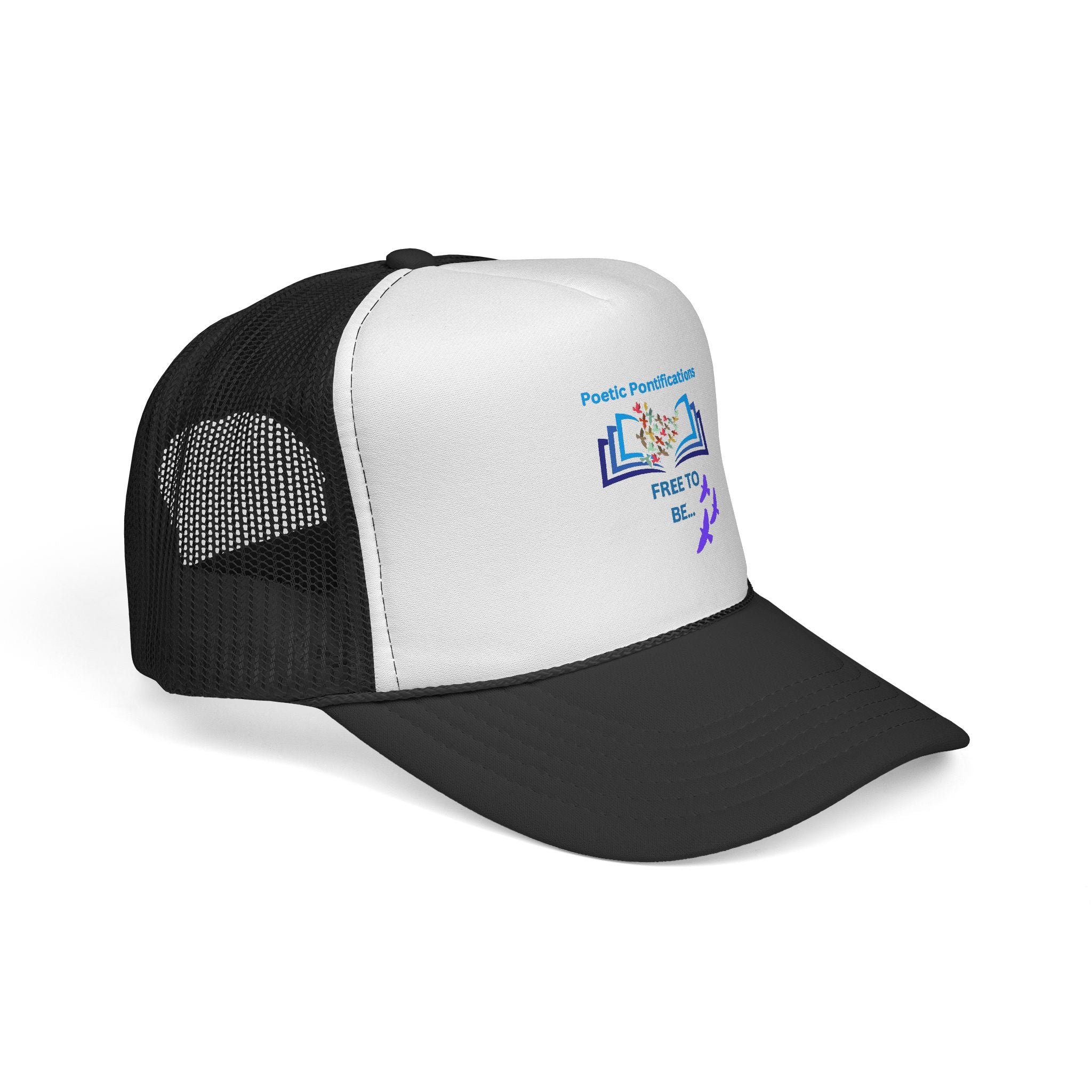 Poetic Possibilities “Free to Be” Trucker Hat — Literary Reader Baseball Cap