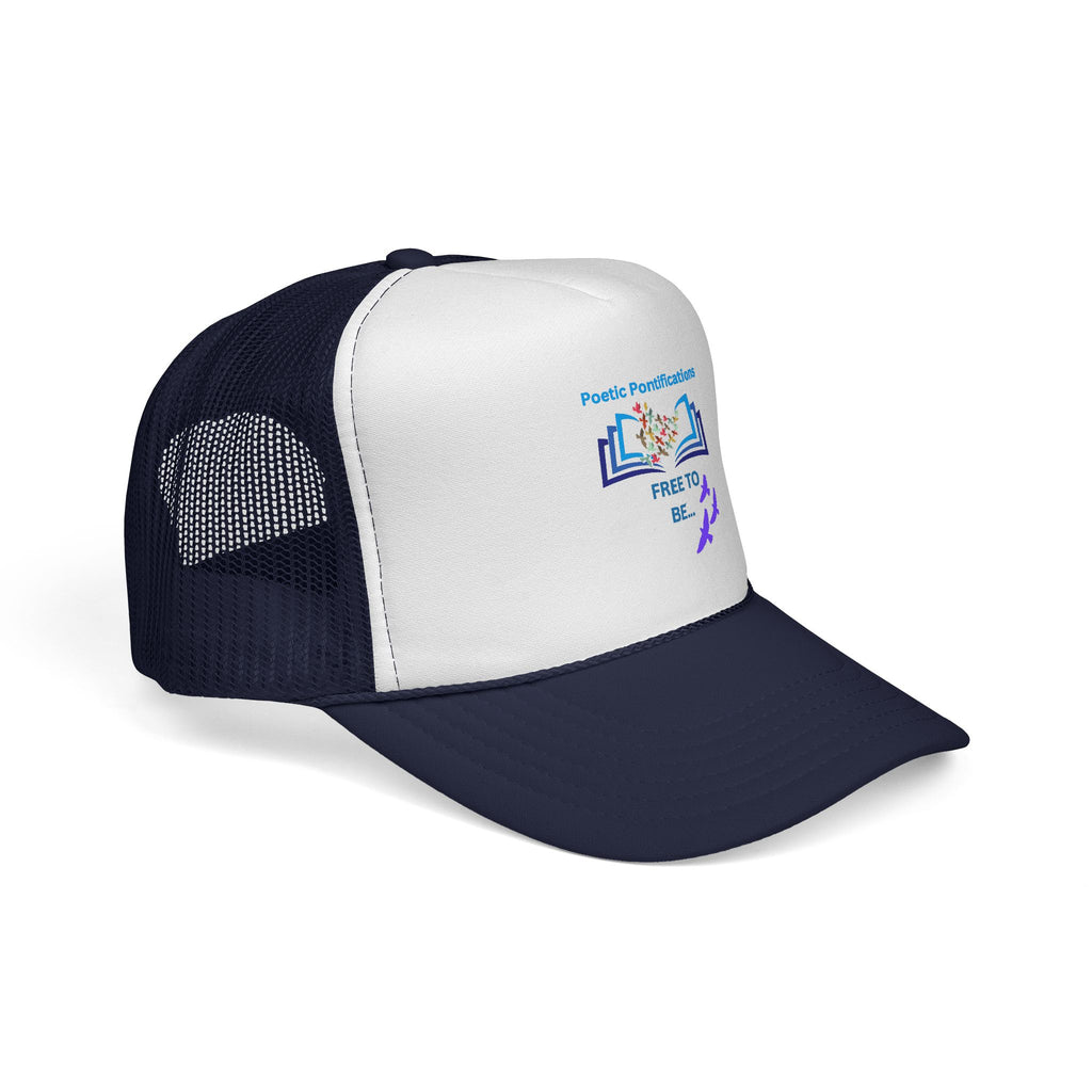 Poetic Possibilities “Free to Be” Trucker Hat — Literary Reader Baseball Cap