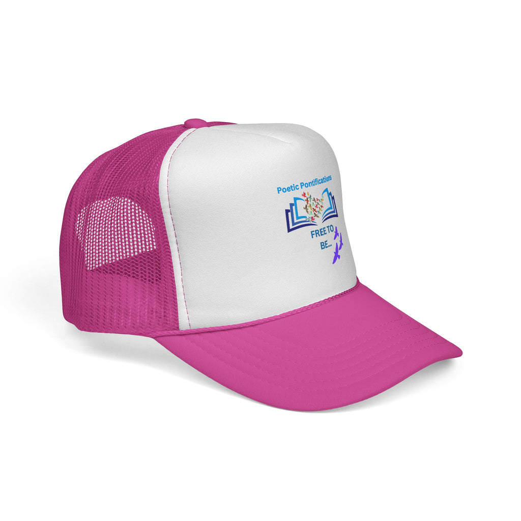 Poetic Possibilities “Free to Be” Trucker Hat — Literary Reader Baseball Cap