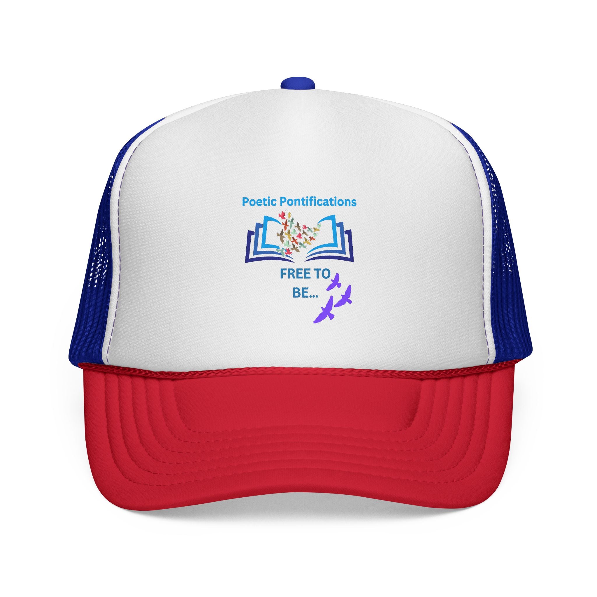 Poetic Possibilities “Free to Be” Trucker Hat — Literary Reader Baseball Cap