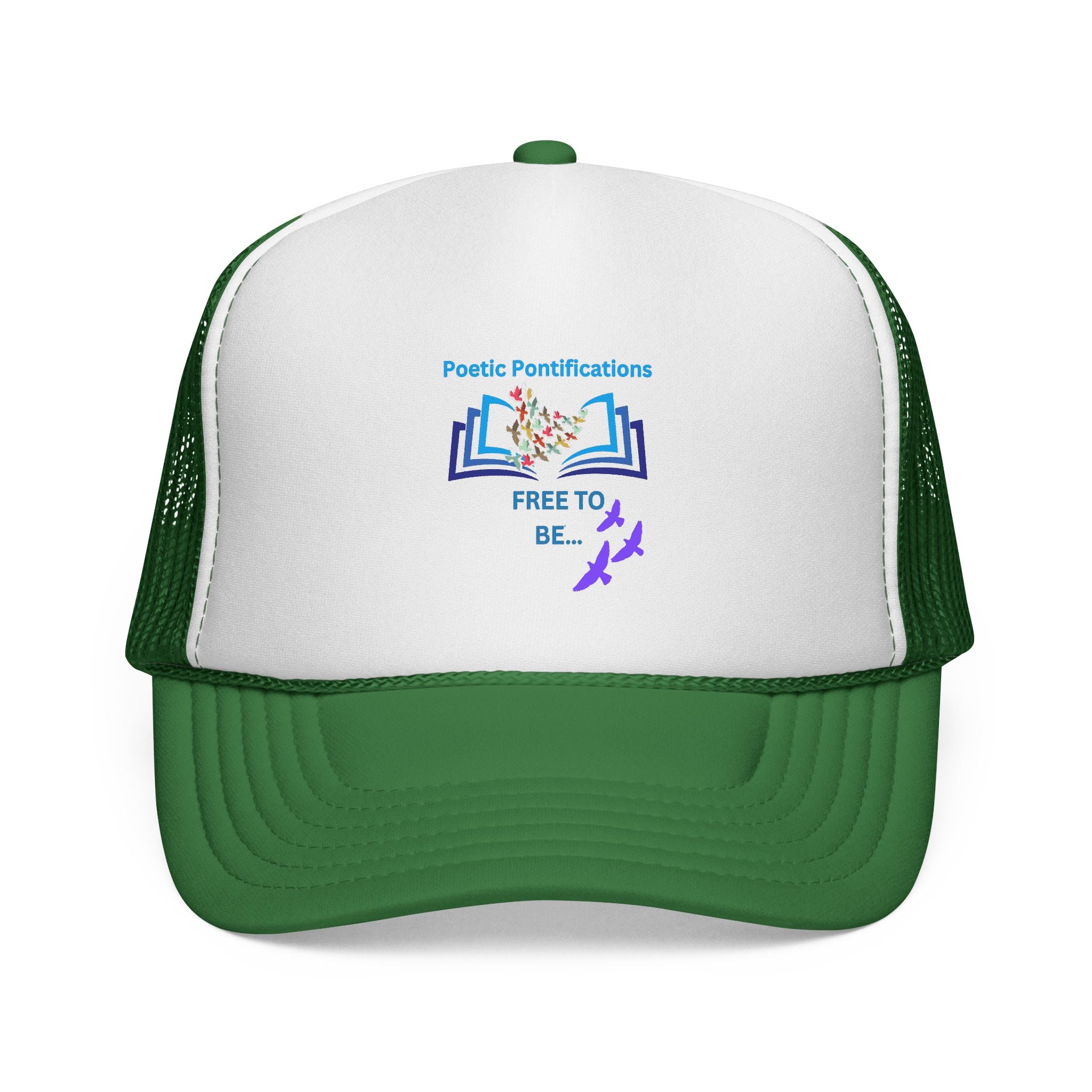 Poetic Possibilities “Free to Be” Trucker Hat — Literary Reader Baseball Cap