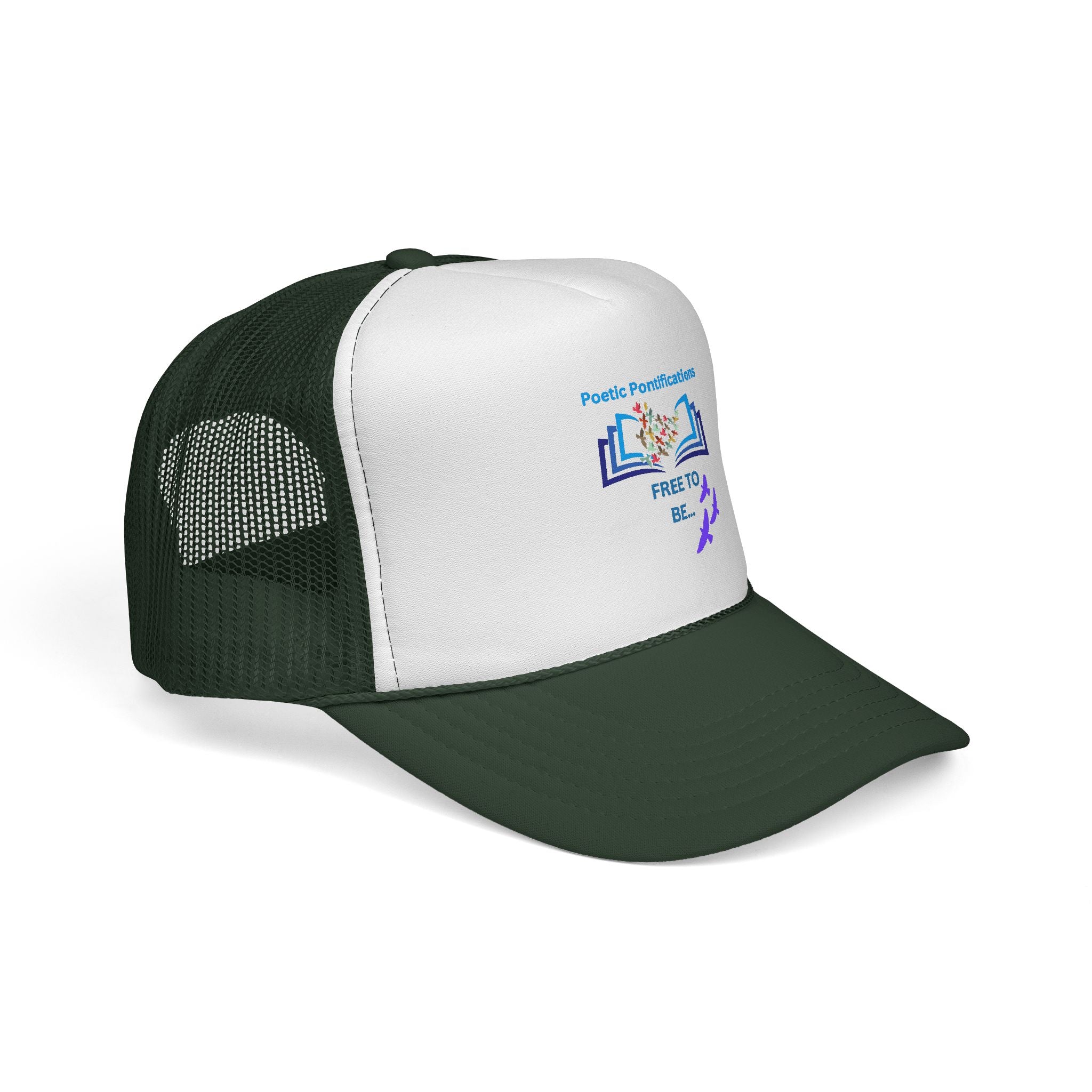 Poetic Possibilities “Free to Be” Trucker Hat — Literary Reader Baseball Cap