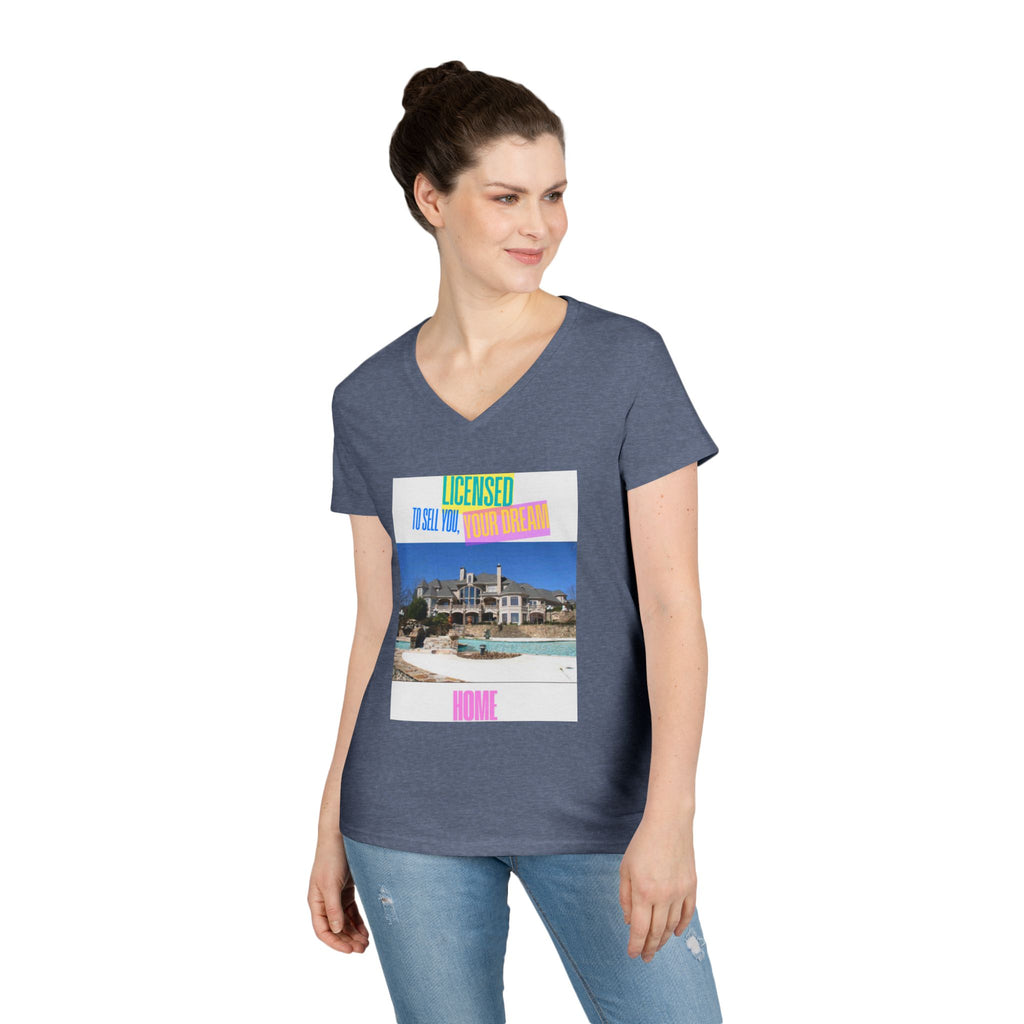 Licensed To Sell Your Soul Home V-Neck T-Shirt