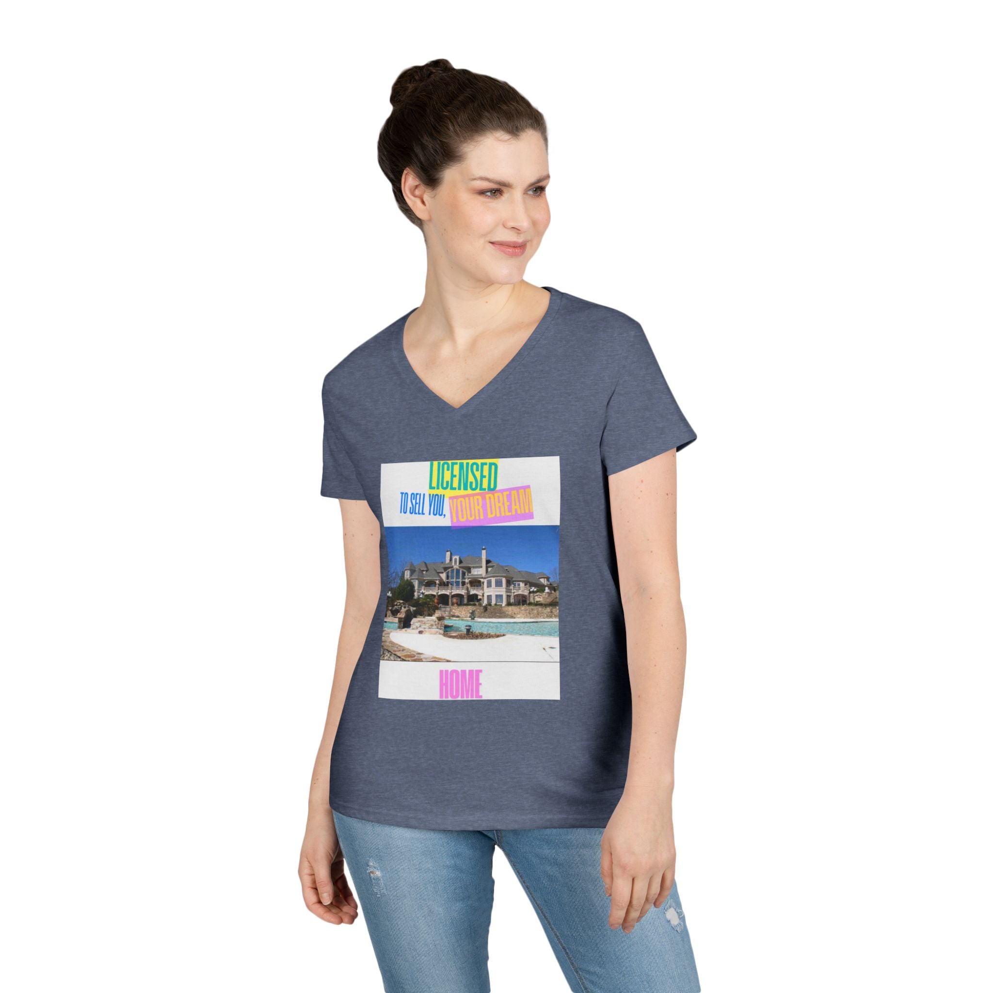 Licensed To Sell Your Soul Home V-Neck T-Shirt