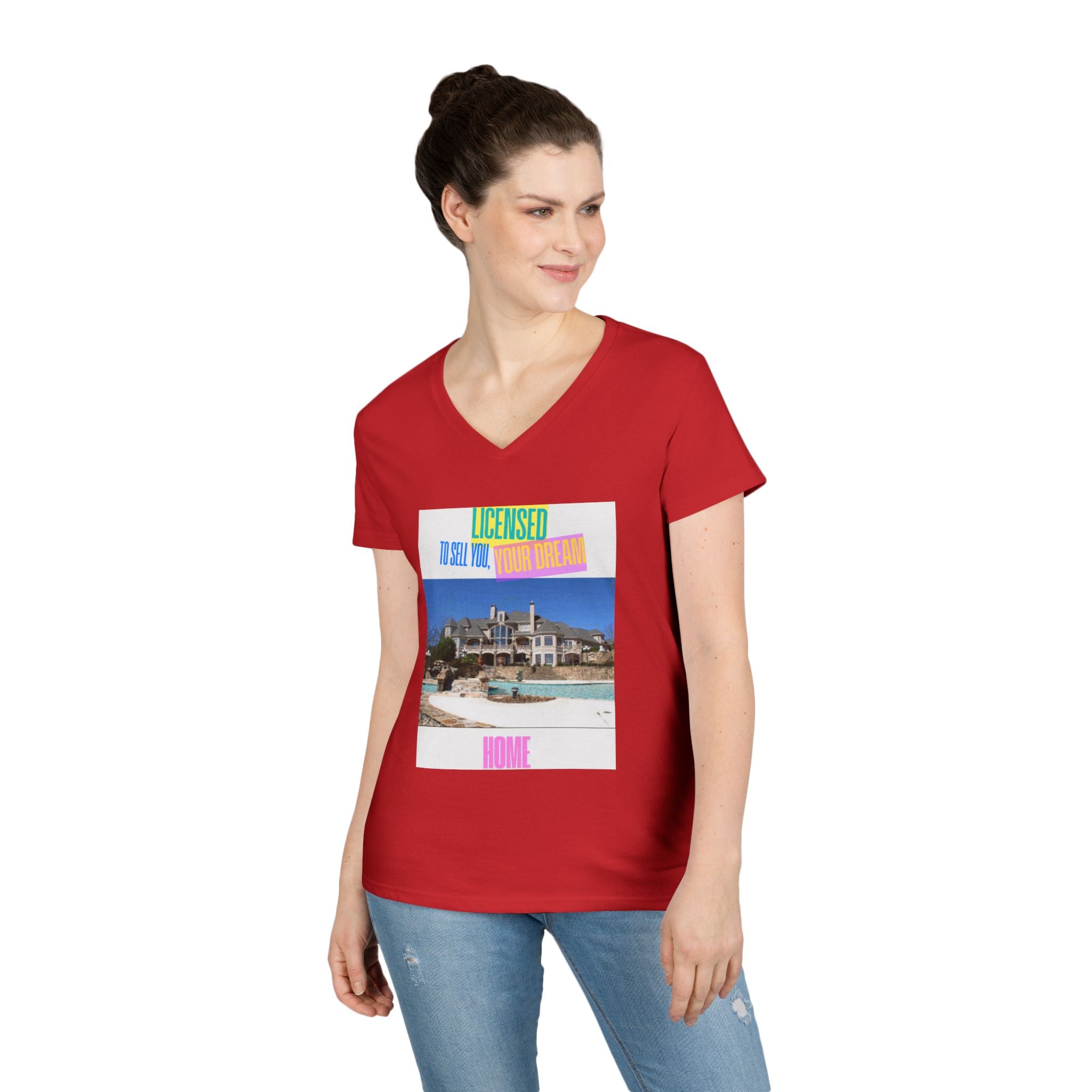 Licensed To Sell Your Soul Home V-Neck T-Shirt