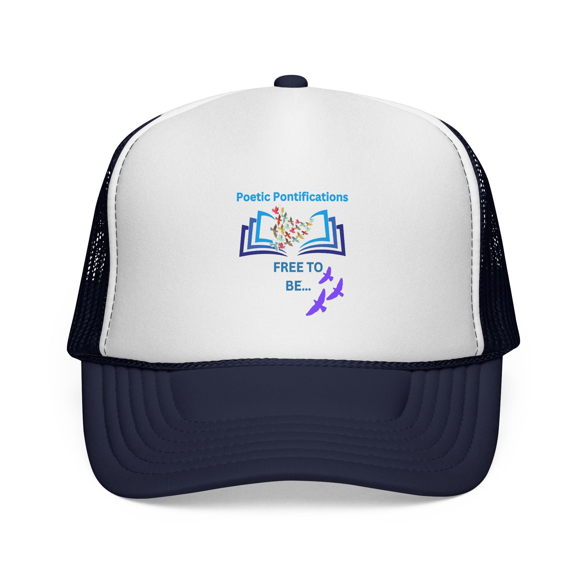 Poetic Possibilities “Free to Be” Trucker Hat — Literary Reader Baseball Cap