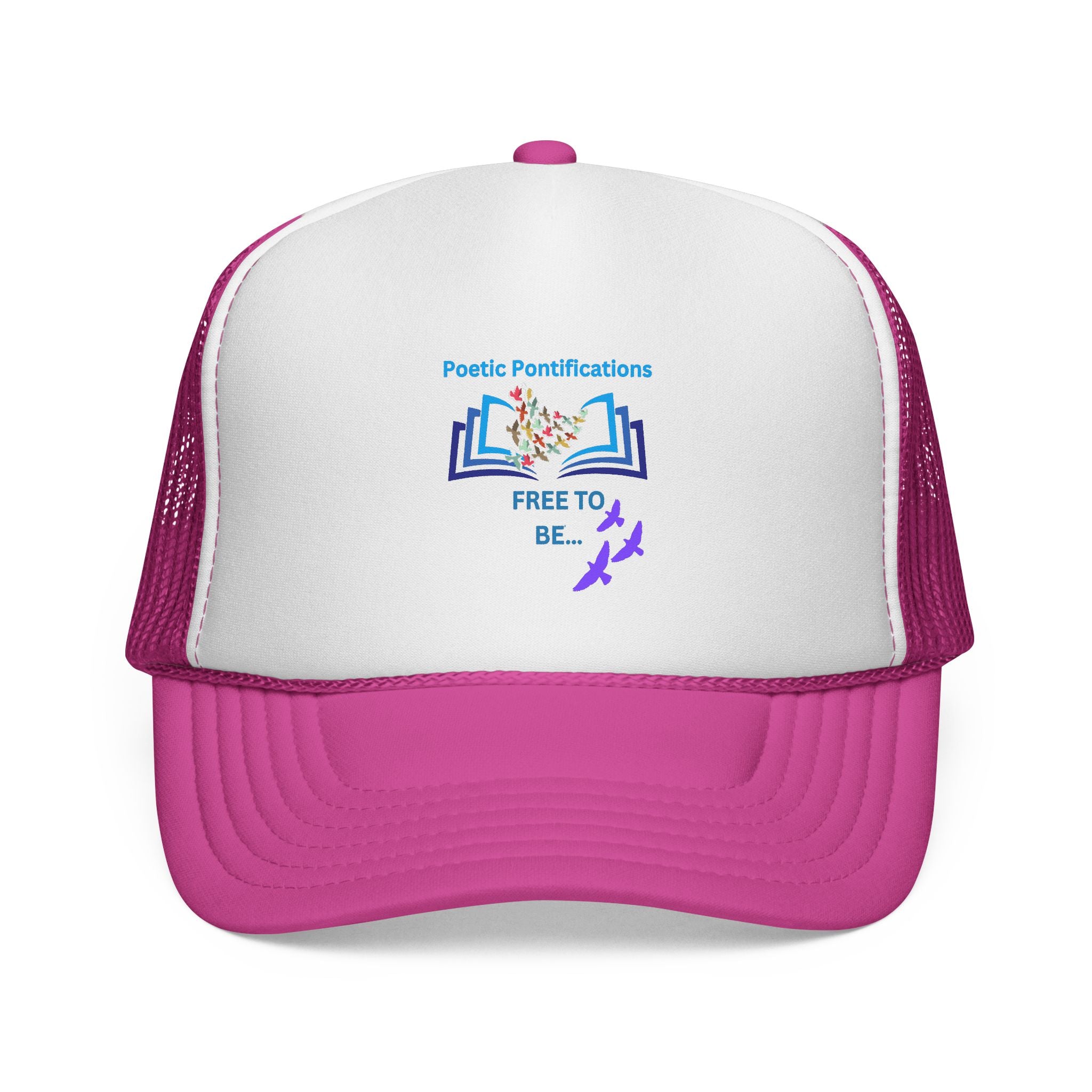 Poetic Possibilities “Free to Be” Trucker Hat — Literary Reader Baseball Cap