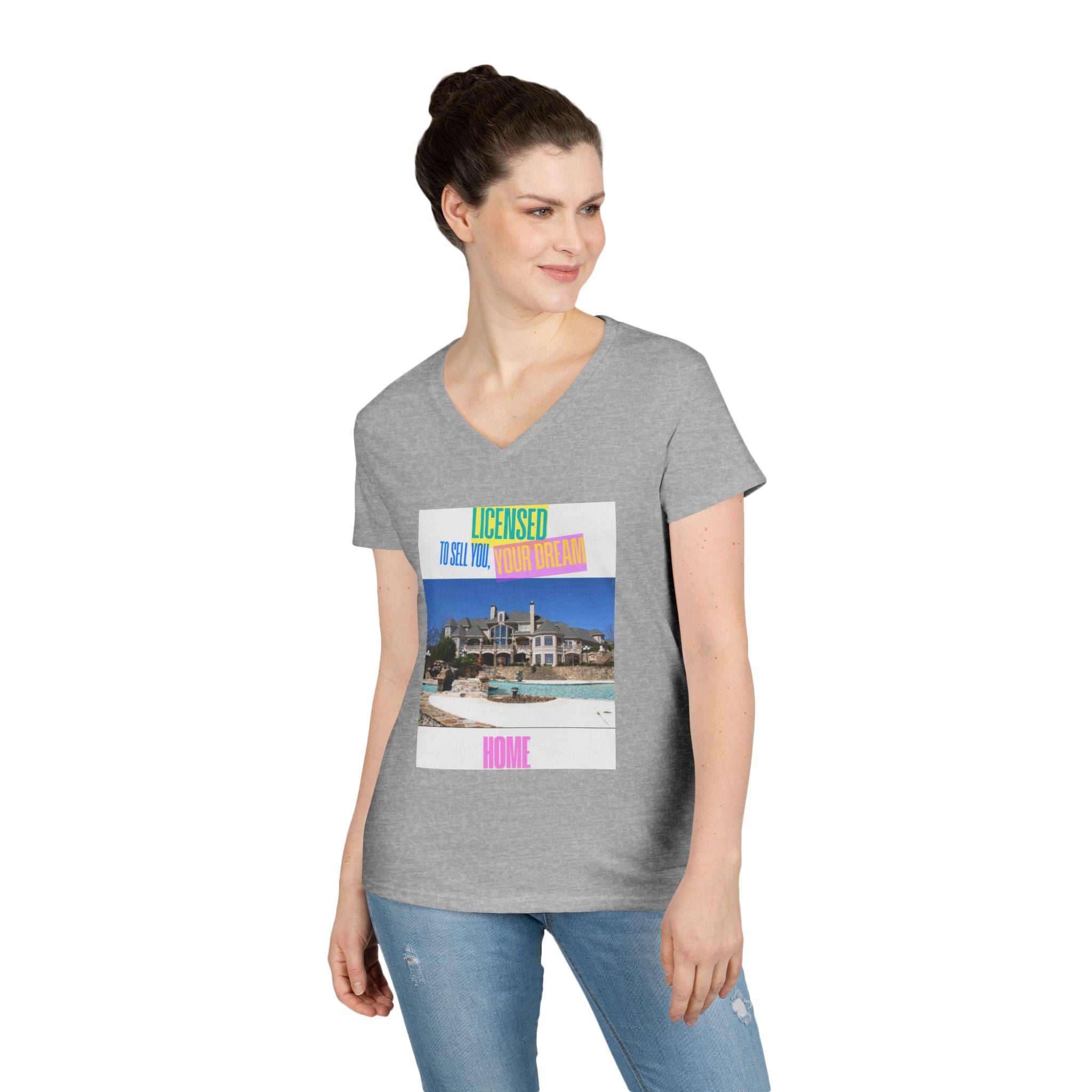 Licensed To Sell Your Soul Home V-Neck T-Shirt