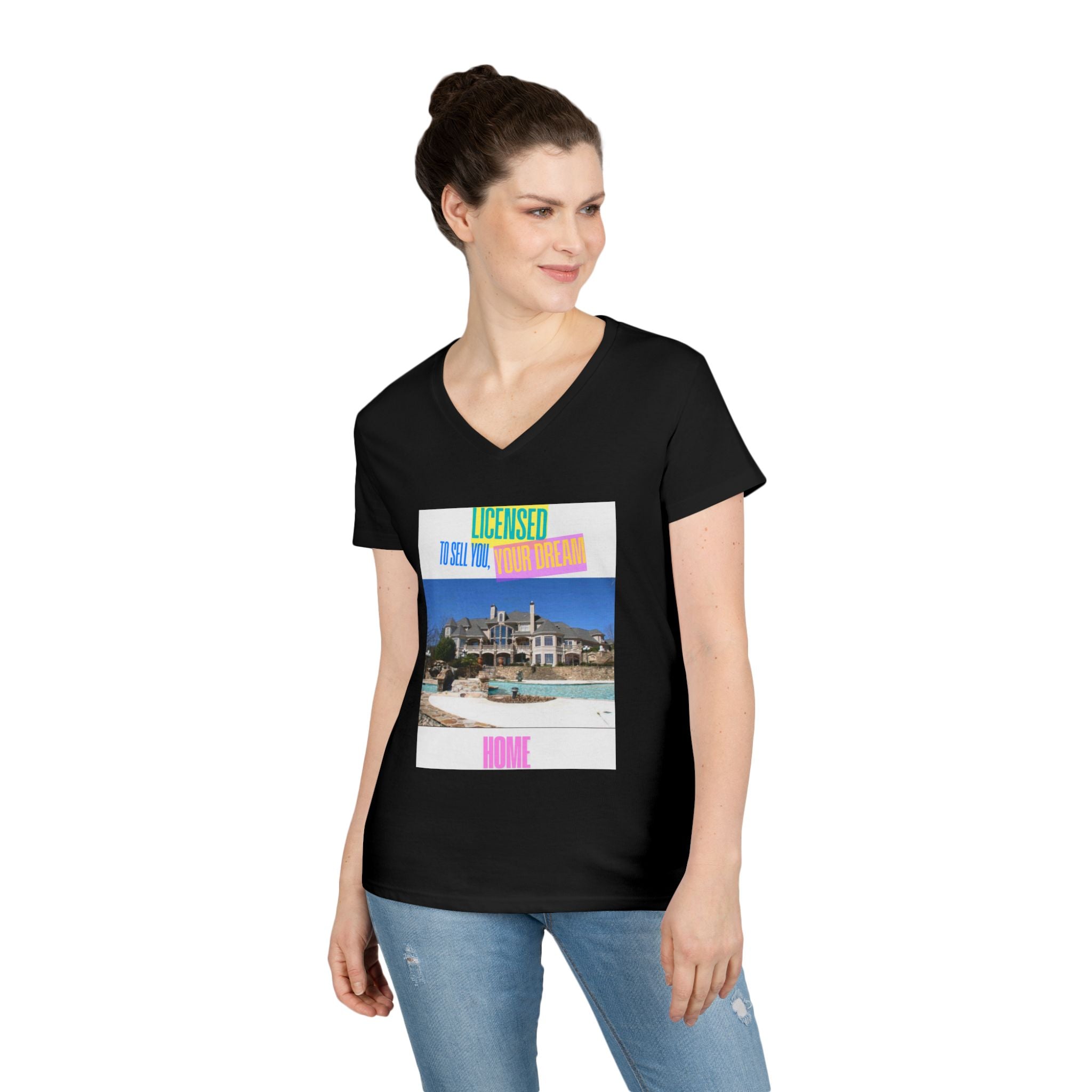 Licensed To Sell Your Soul Home V-Neck T-Shirt