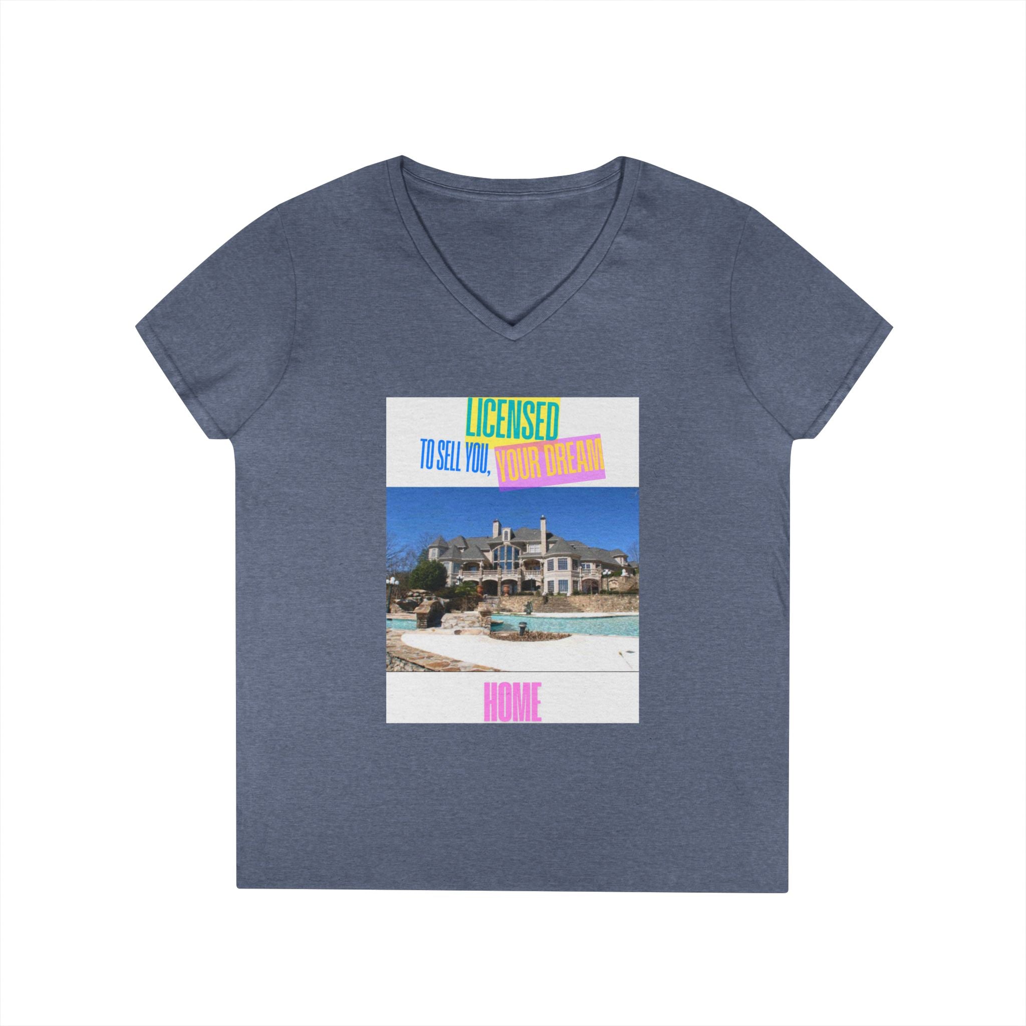 Licensed To Sell Your Soul Home V-Neck T-Shirt