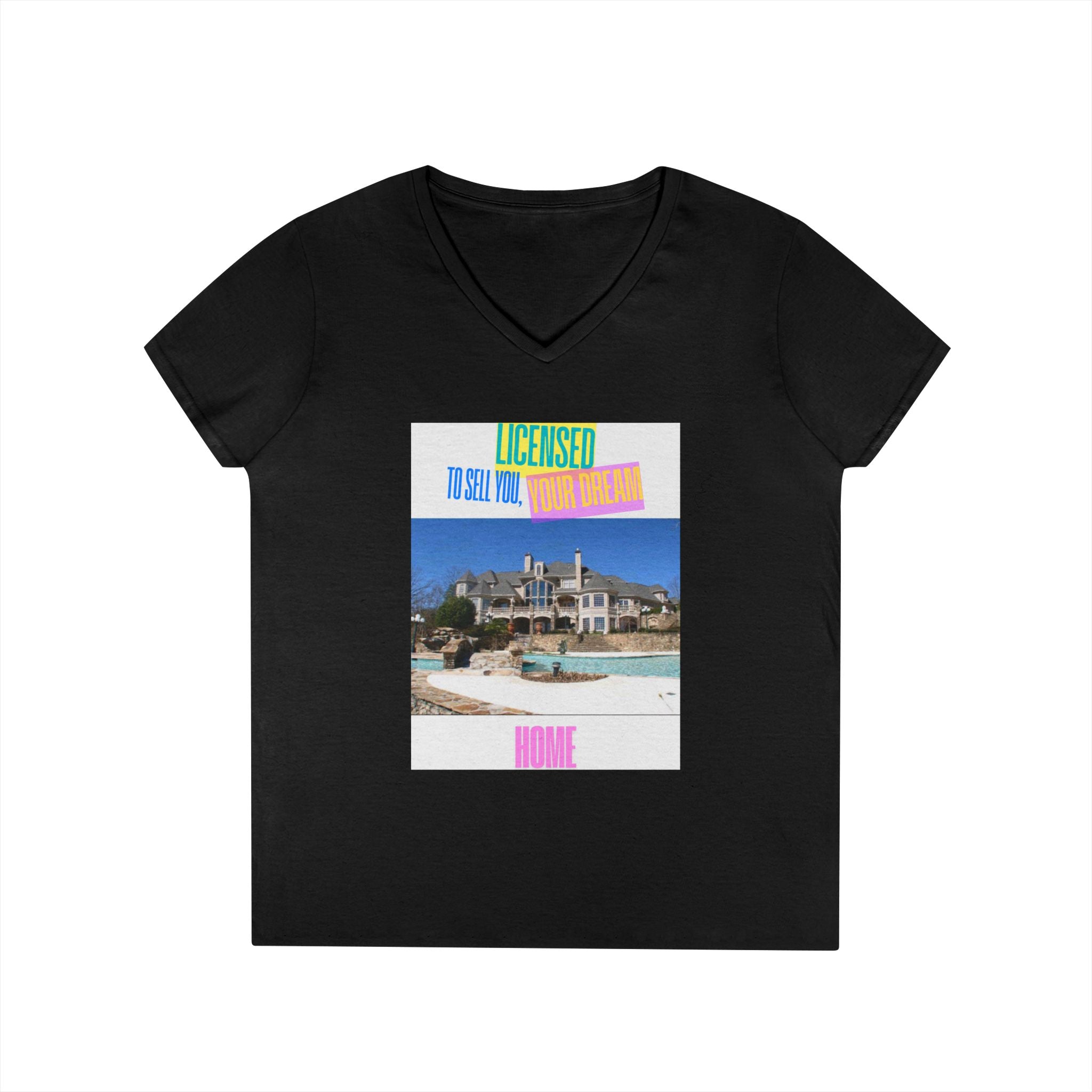 Licensed To Sell Your Soul Home V-Neck T-Shirt